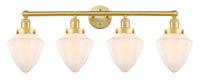 Edison Bath Vanity Light Cast Brass Glass