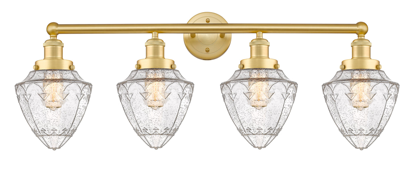 Edison Bath Vanity Light Cast Brass Glass