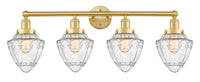 Edison Bath Vanity Light Cast Brass Glass
