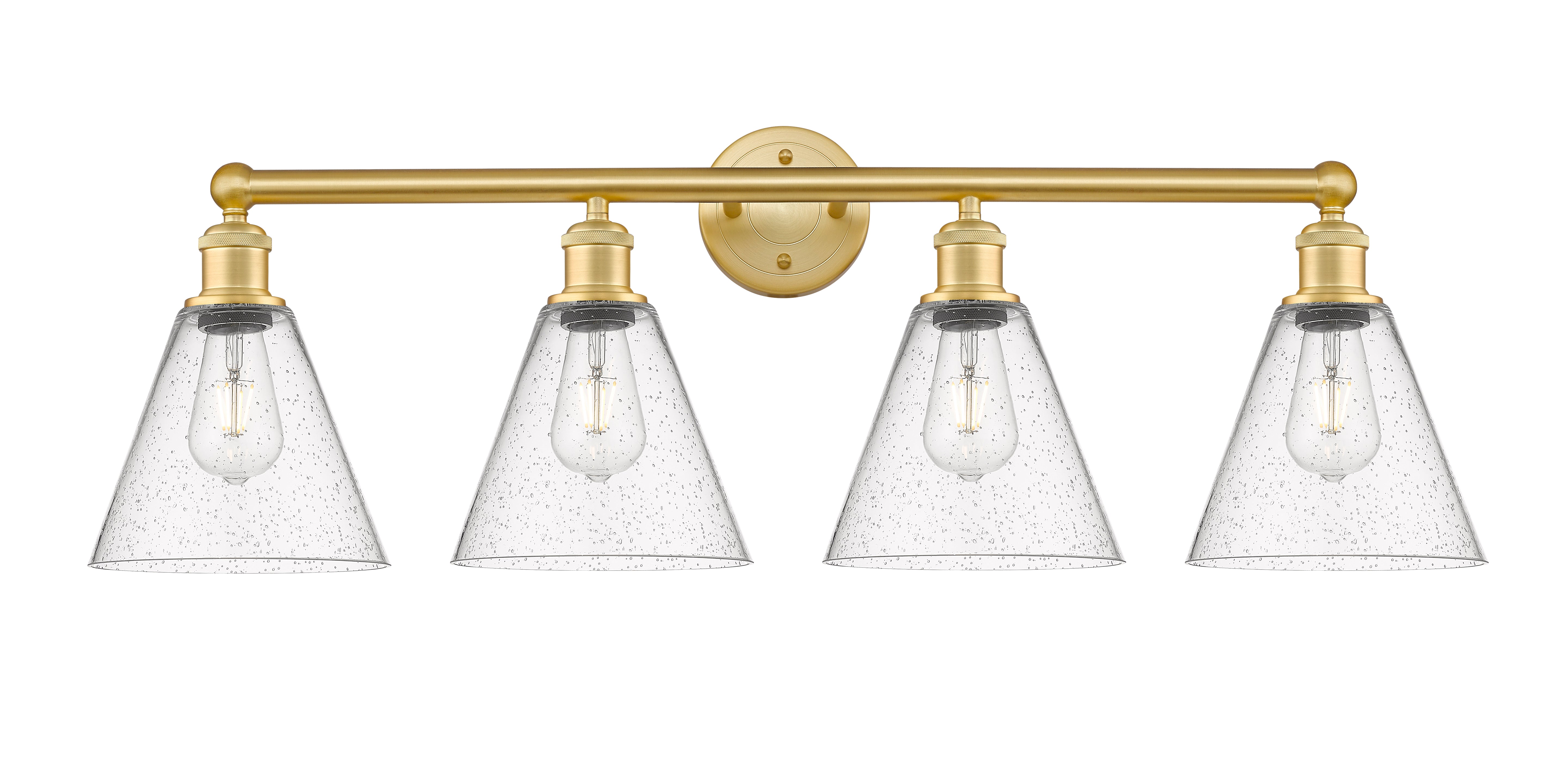 Edison Bath Vanity Light Cast Brass