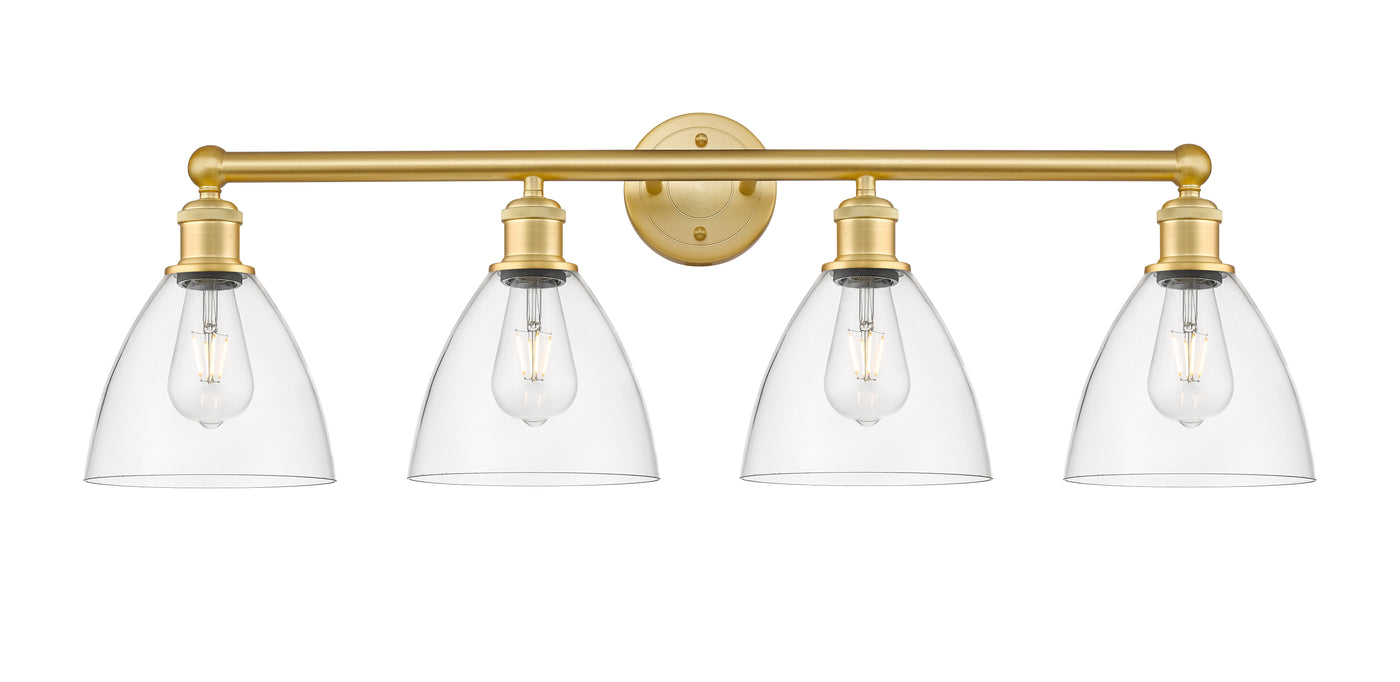 Edison Bath Vanity Light Brass Glass Steel