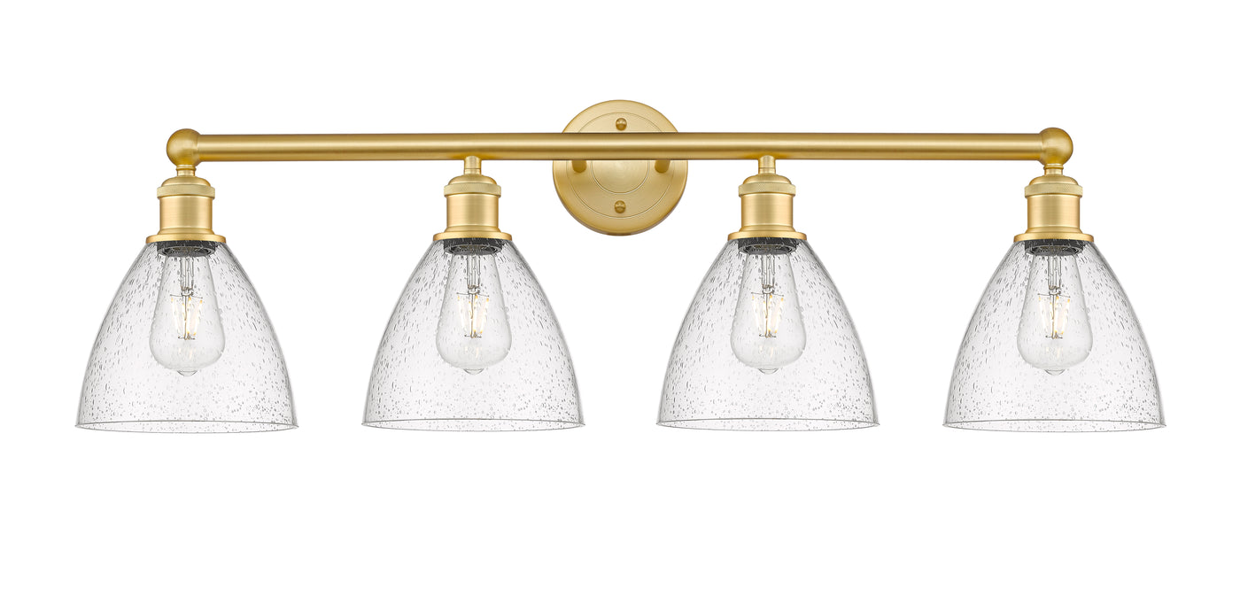 Edison Bath Vanity Light Brass Glass Steel