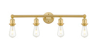Edison Bath Vanity Light Cast Brass Steel