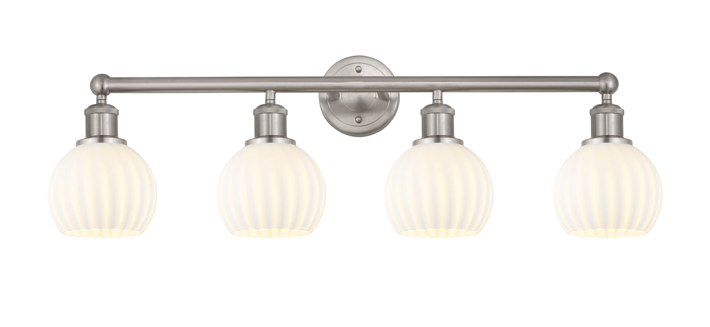 Edison Bath Vanity Light Cast Brass 35 Inches