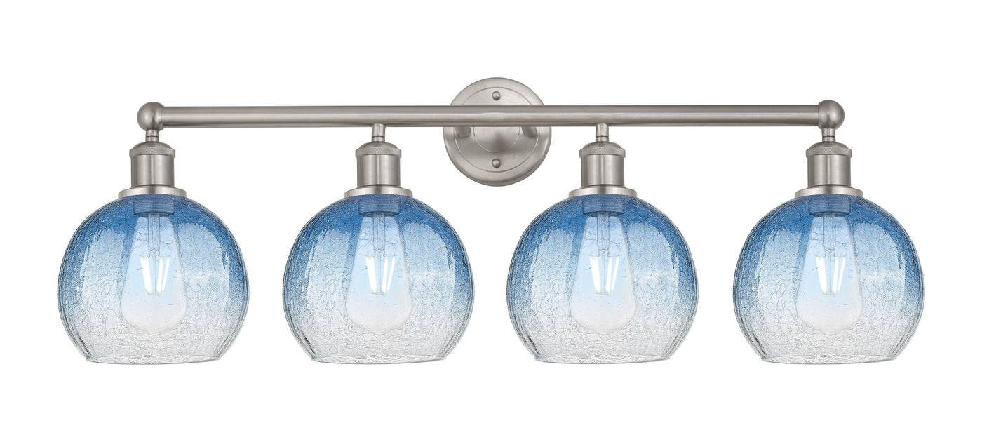 Edison Bath Vanity Light Cast Brass 33 Inch
