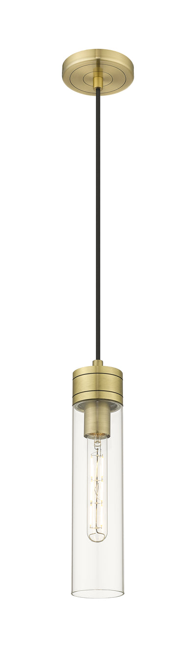 Downtown Urban Mini Pendant Antique Brass