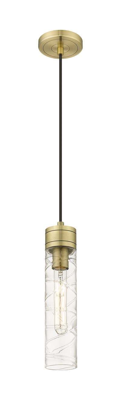 Downtown Urban Mini Pendant Antique Brass