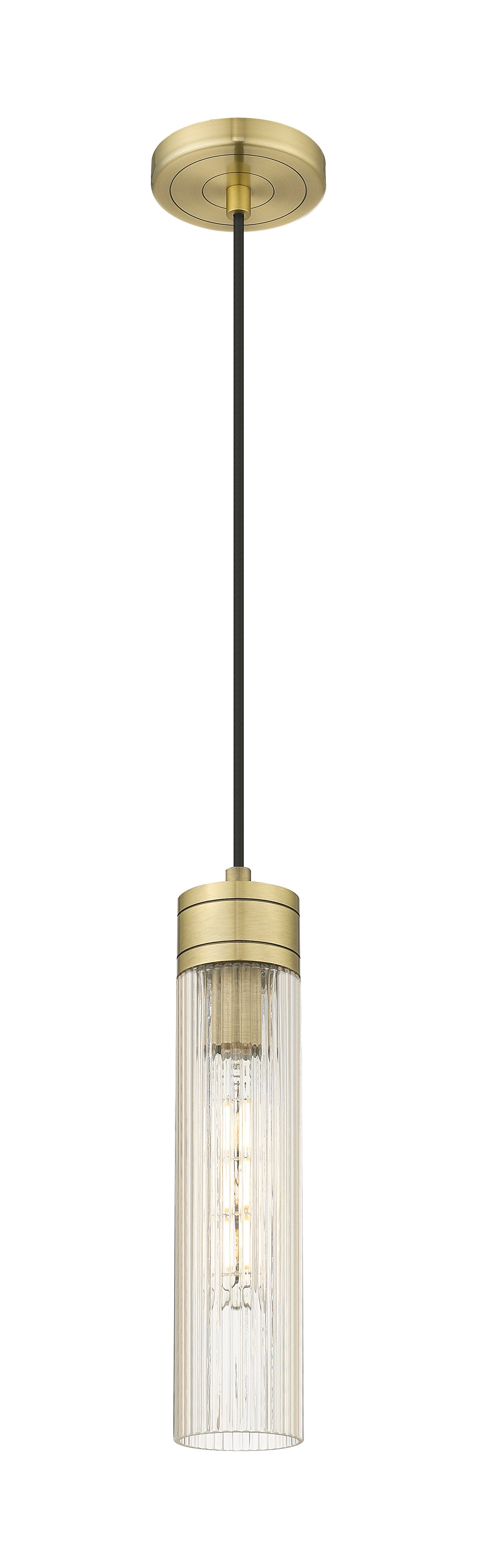 Downtown Urban Mini Pendant Antique Brass