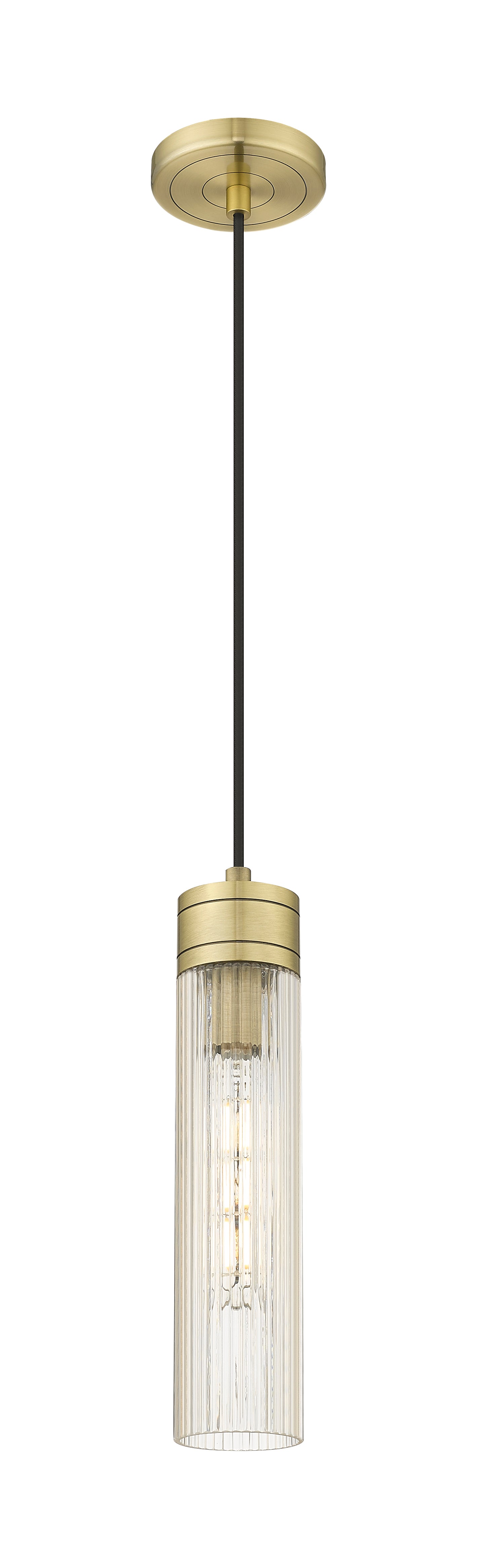 Downtown Urban Mini Pendant Antique Brass