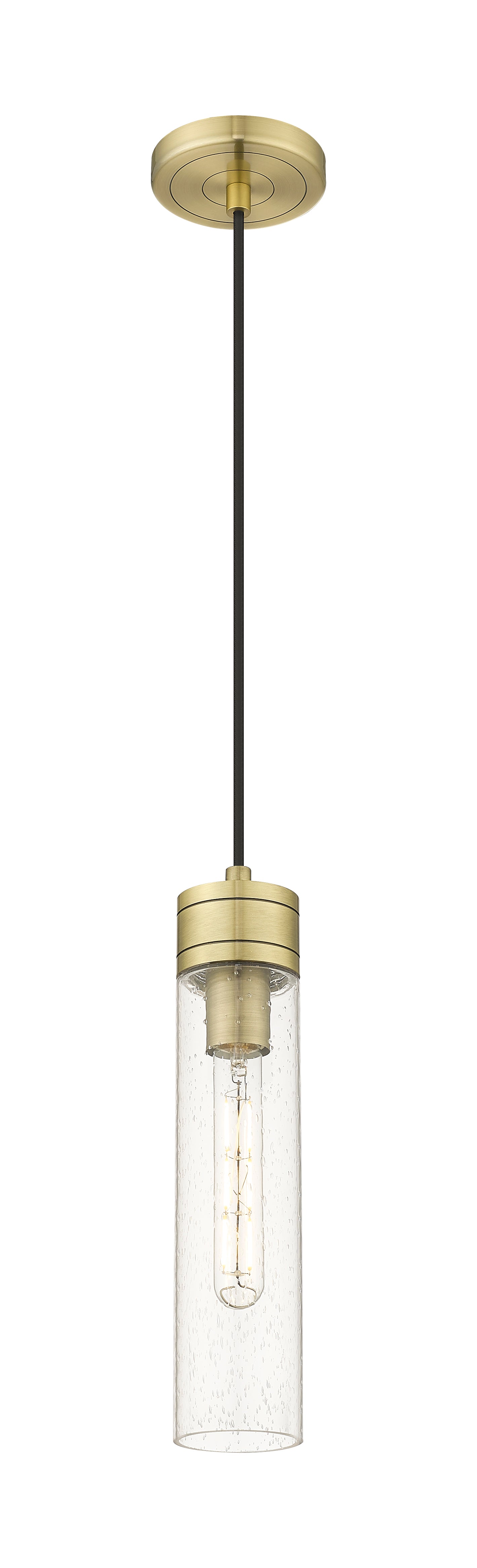 Downtown Urban Mini Pendant Antique Brass