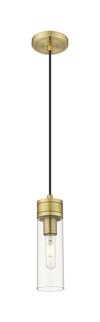 Downtown Urban Mini Pendant Antique Brass