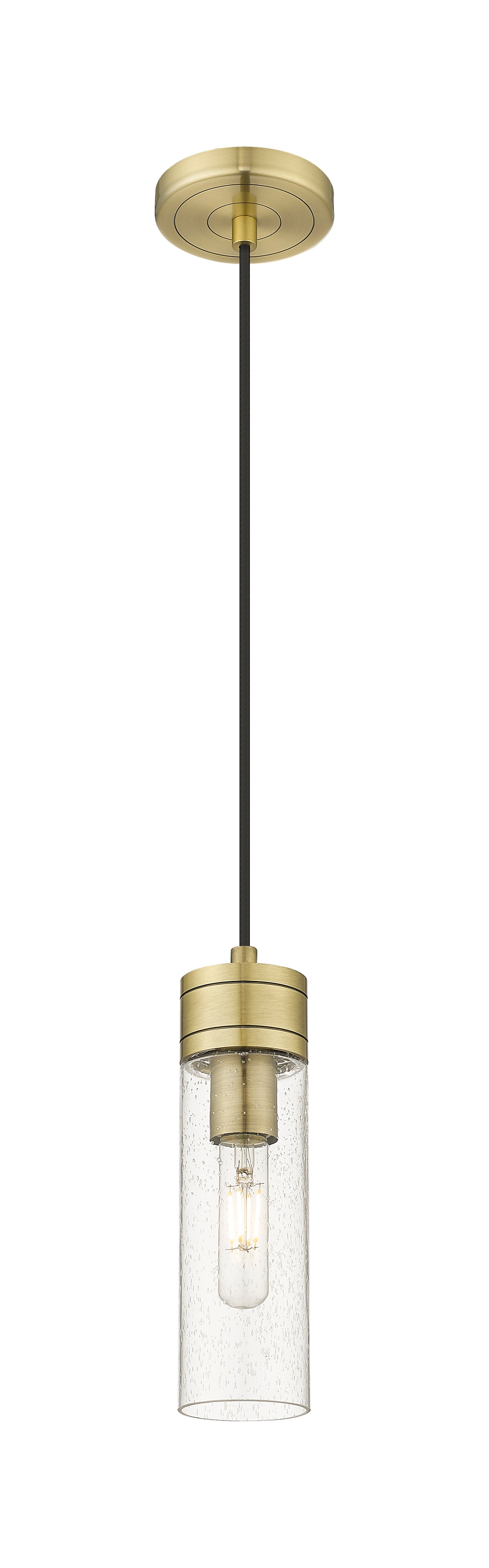 Downtown Urban Mini Pendant Antique Brass