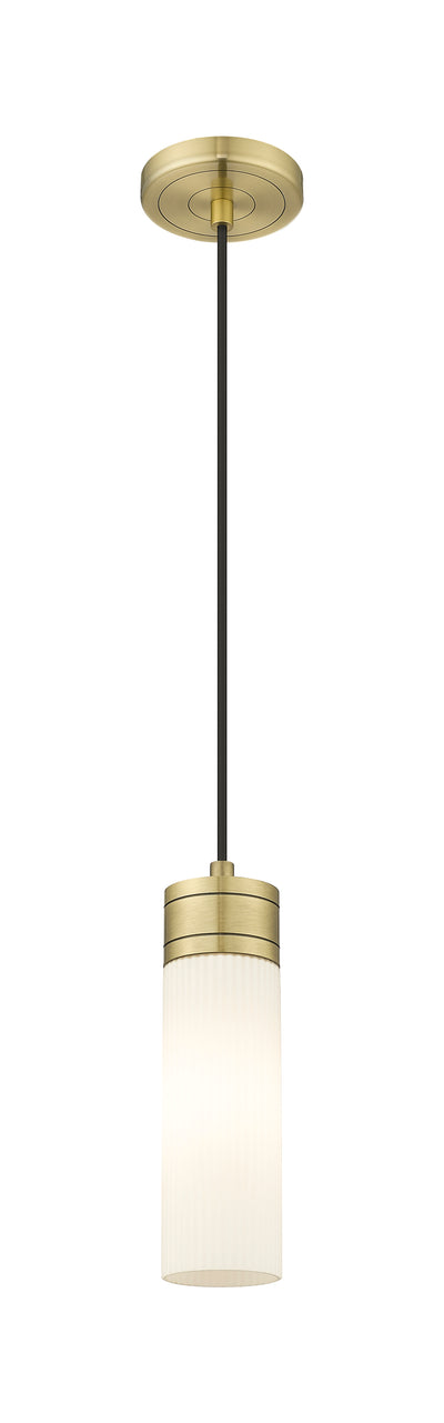 Downtown Urban Mini Pendant Antique Brass