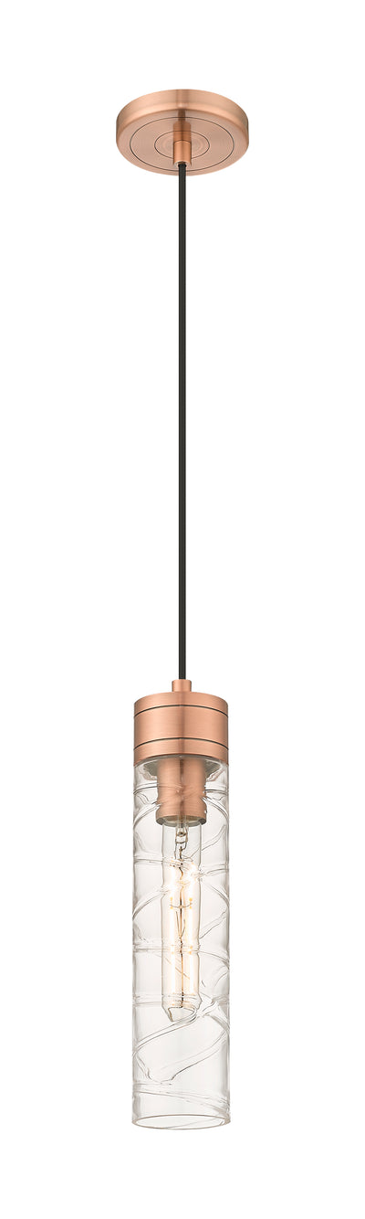 Downtown Urban Mini Pendant Antique Brass