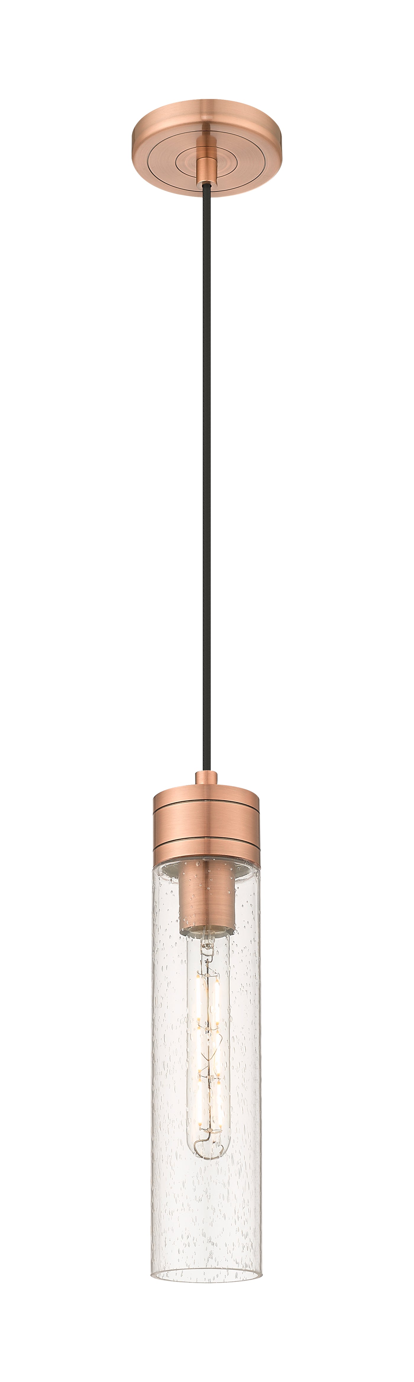 Downtown Urban Mini Pendant Antique Brass