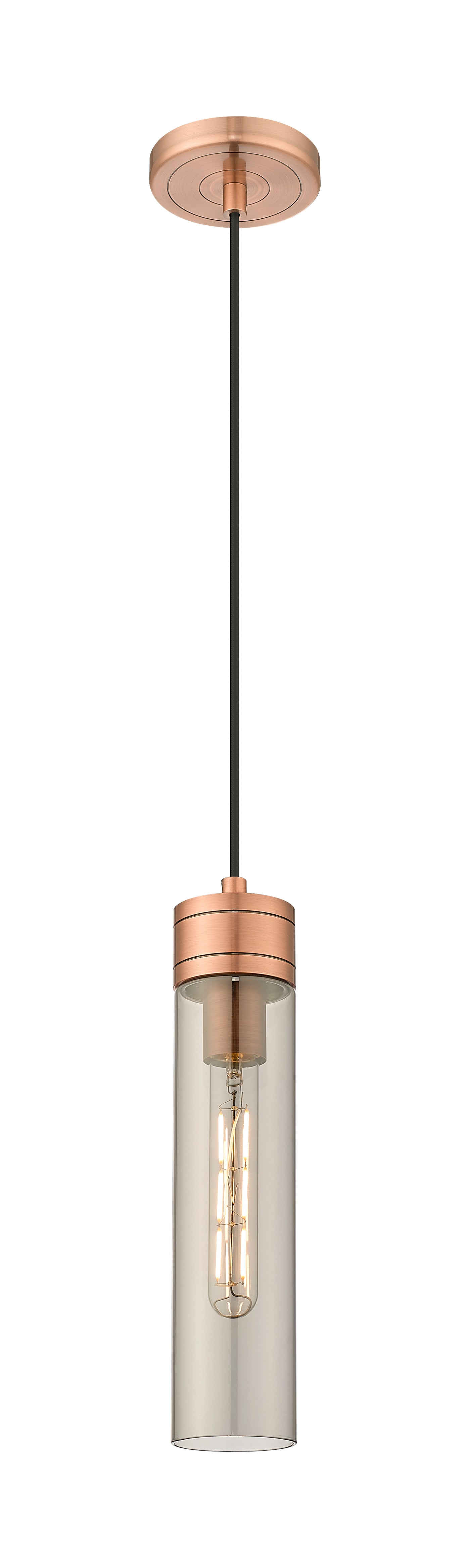 Downtown Urban Mini Pendant Antique Brass