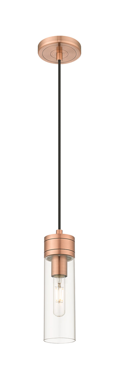 Downtown Urban Mini Pendant Antique Brass