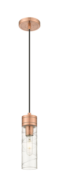 Downtown Urban Mini Pendant Antique Brass