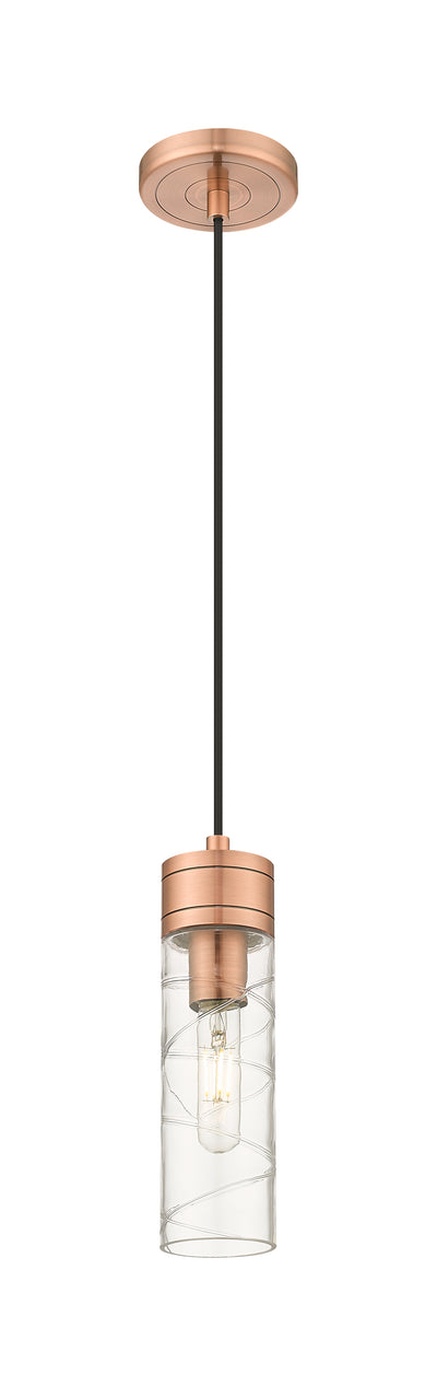 Downtown Urban Mini Pendant Antique Brass