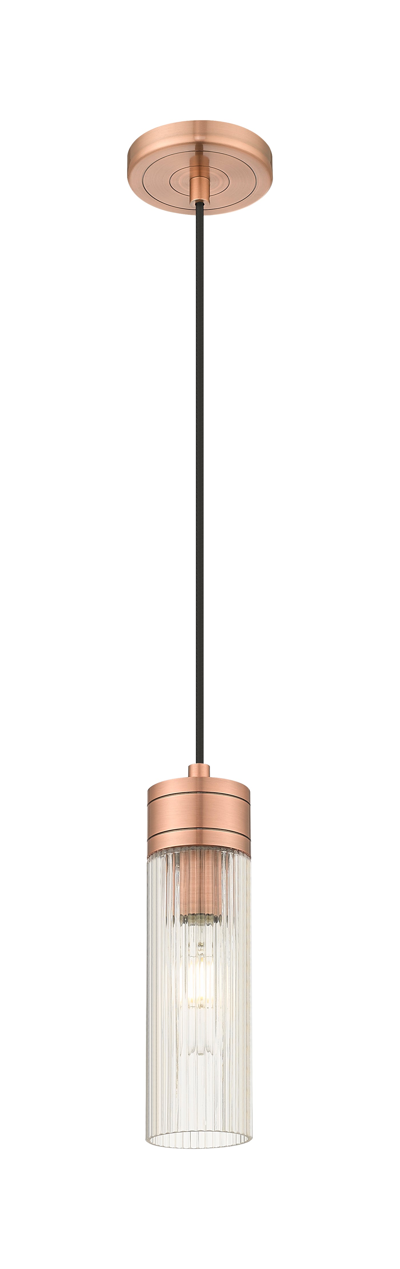 Downtown Urban Mini Pendant Antique Brass