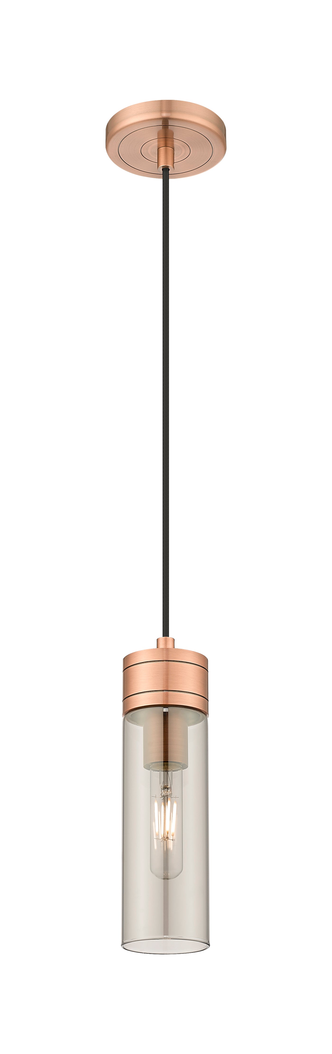 Downtown Urban Mini Pendant Antique Brass