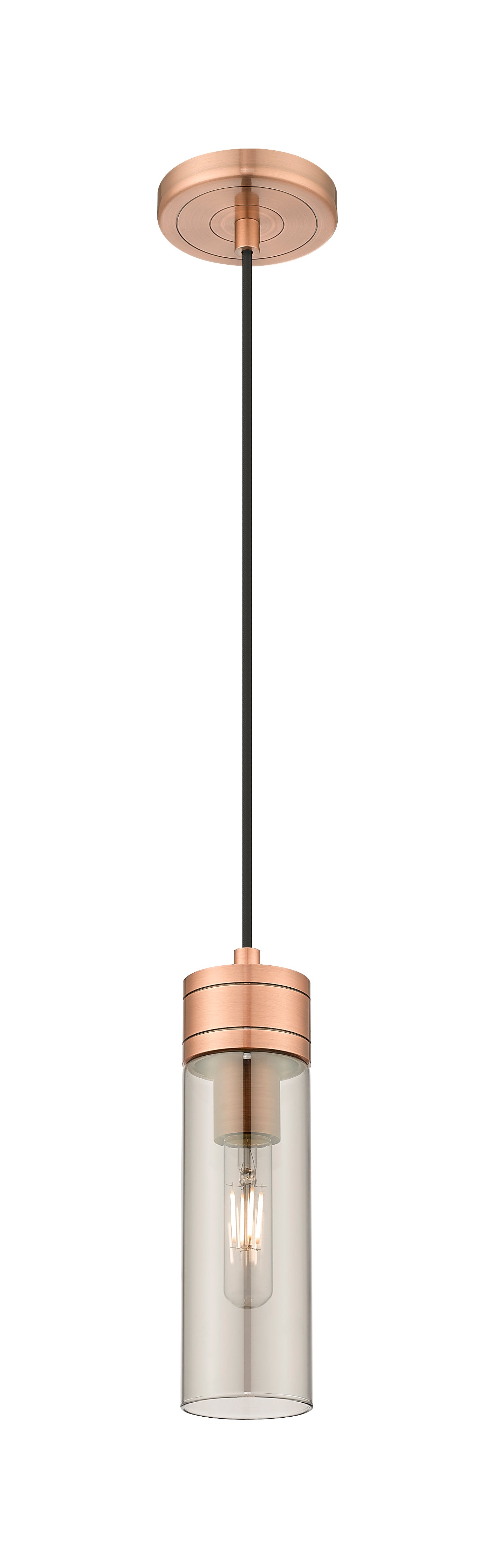 Downtown Urban Mini Pendant Antique Brass