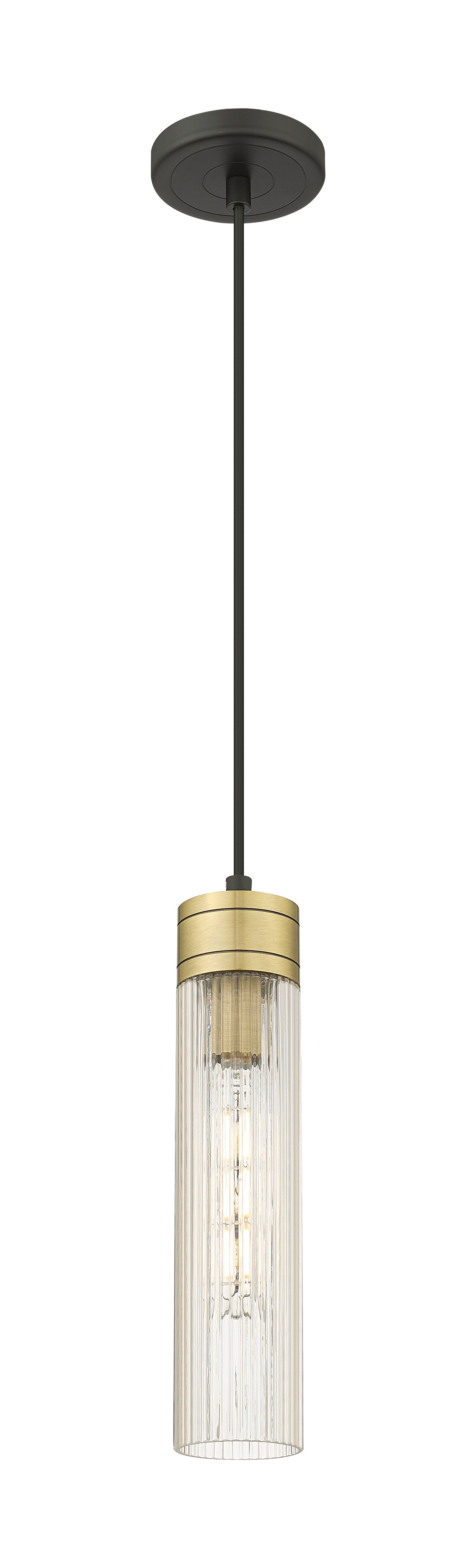 Downtown Urban Mini Pendant Antique Brass
