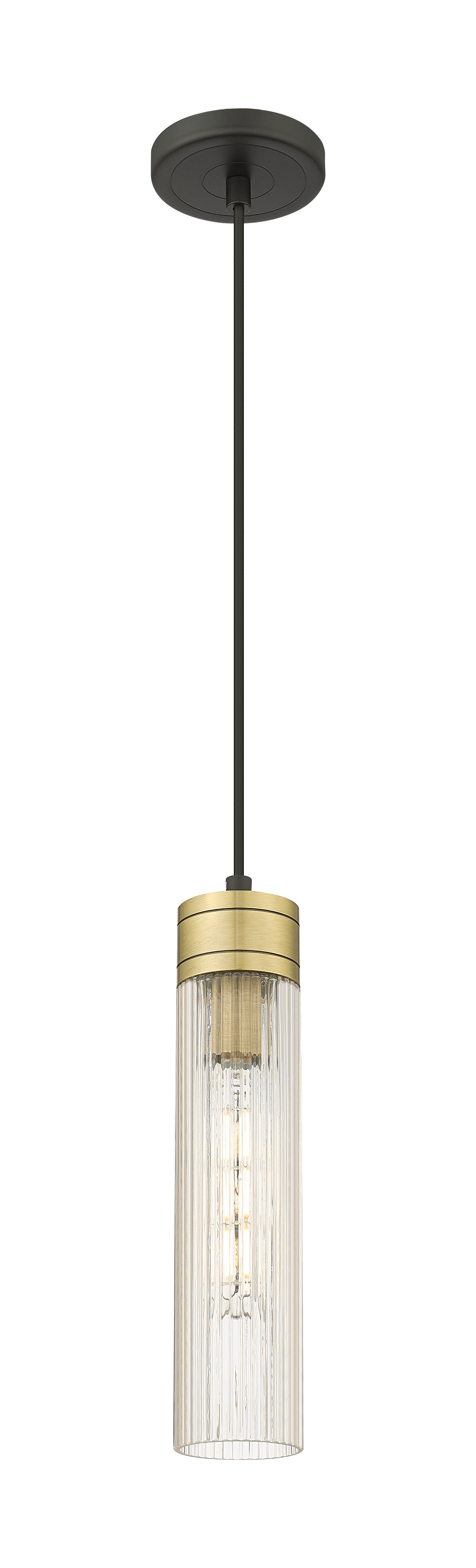 Downtown Urban Mini Pendant Antique Brass