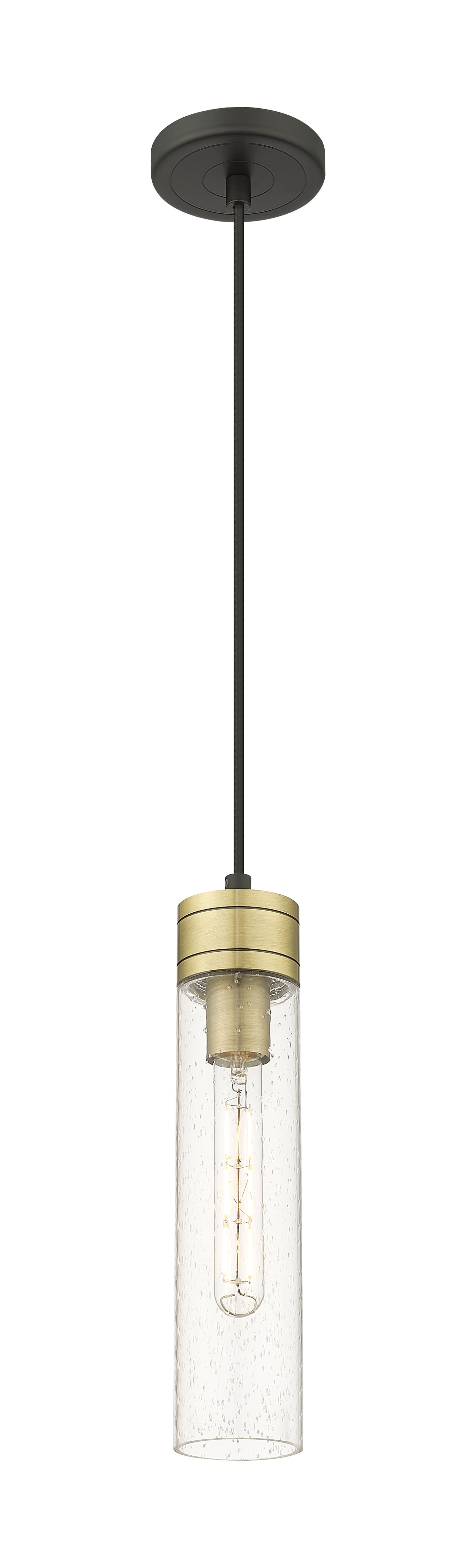 Downtown Urban Mini Pendant Antique Brass