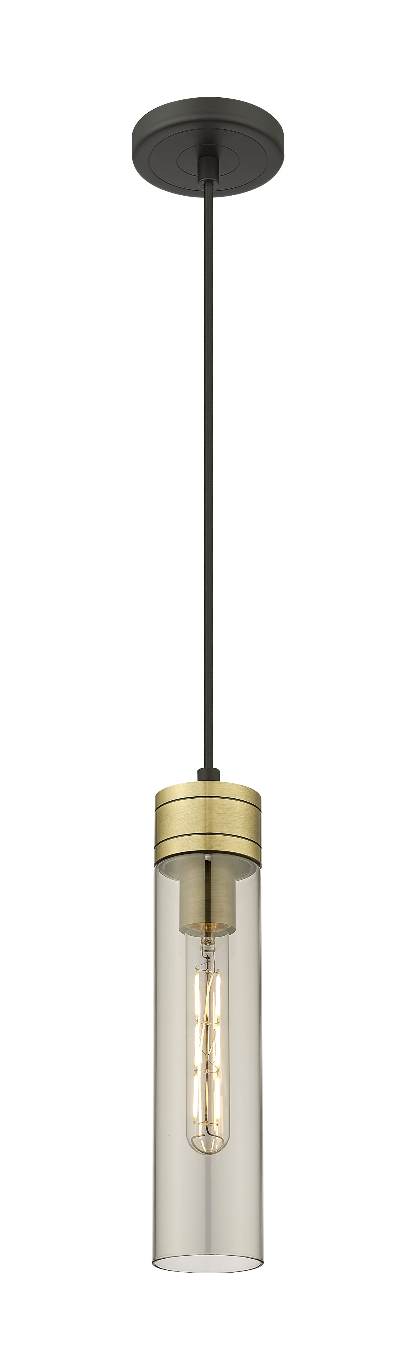 Downtown Urban Mini Pendant Antique Brass