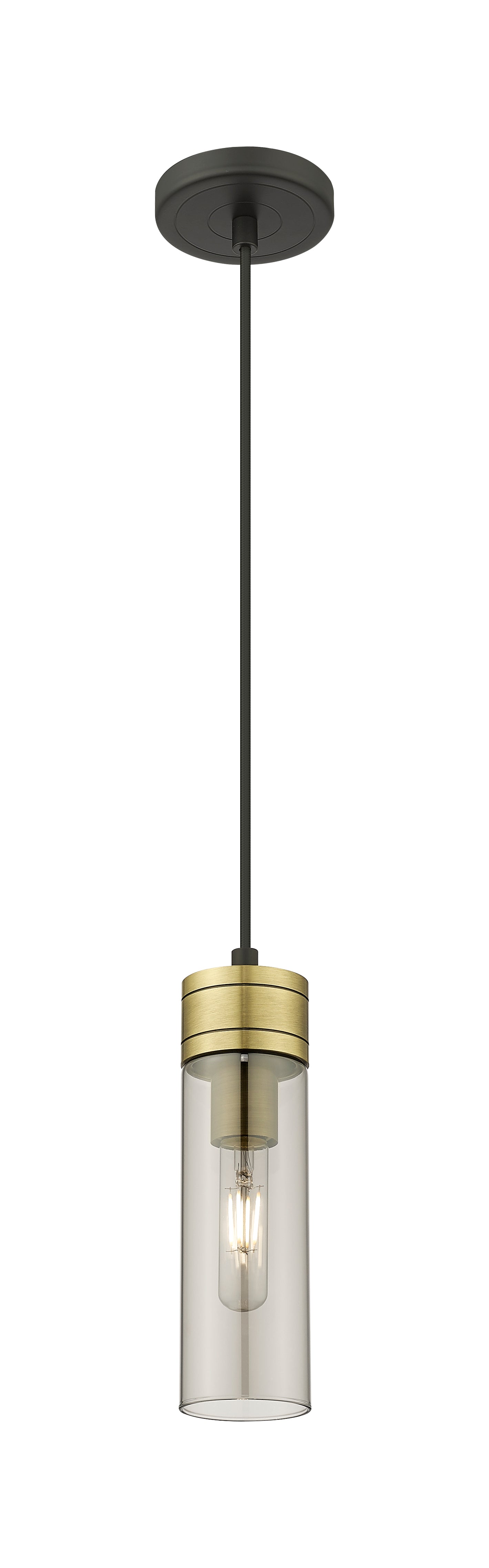 Downtown Urban Mini Pendant Antique Brass