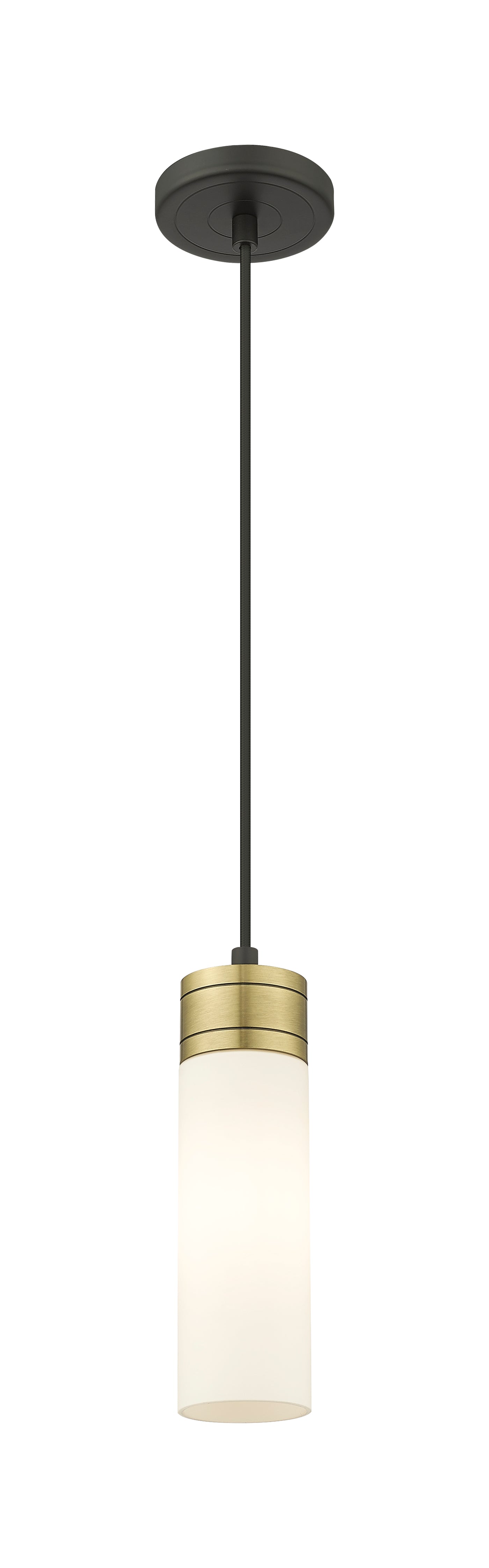 Downtown Urban Mini Pendant Antique Brass