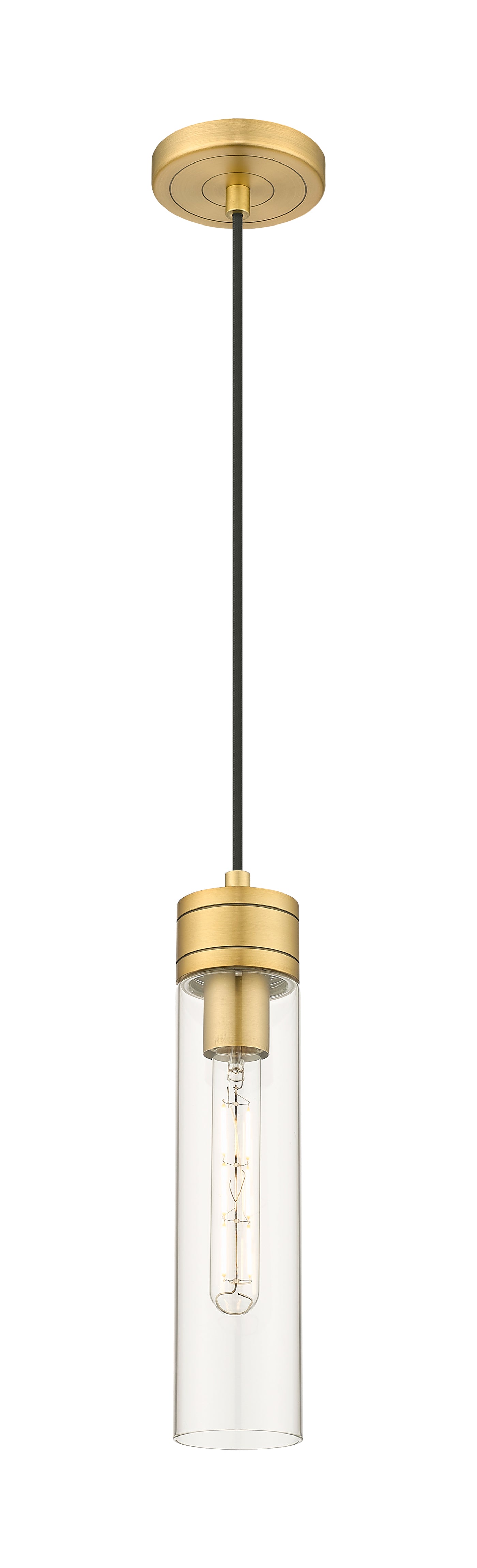 Downtown Urban Mini Pendant Antique Brass