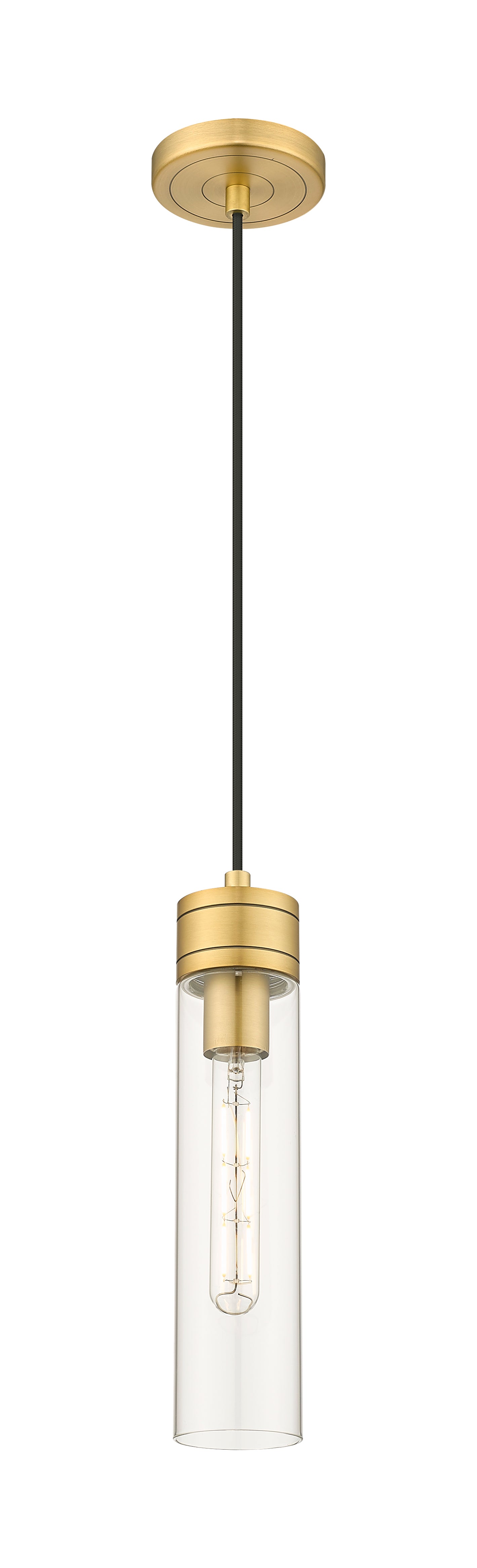 Downtown Urban Mini Pendant Antique Brass