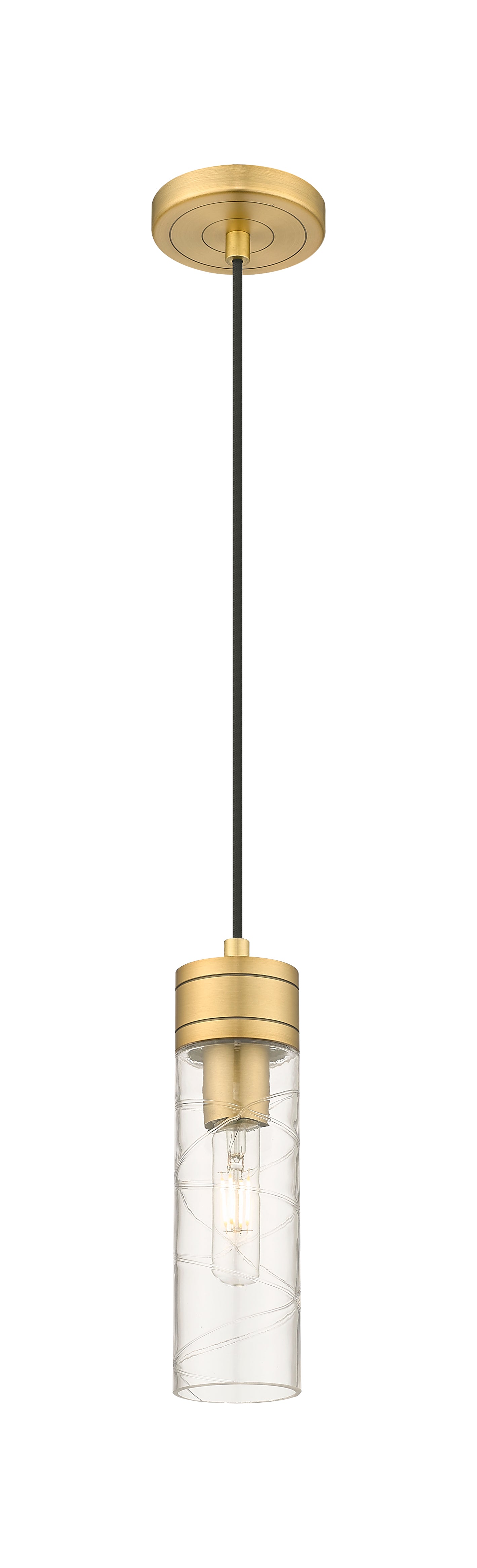 Downtown Urban Mini Pendant Antique Brass