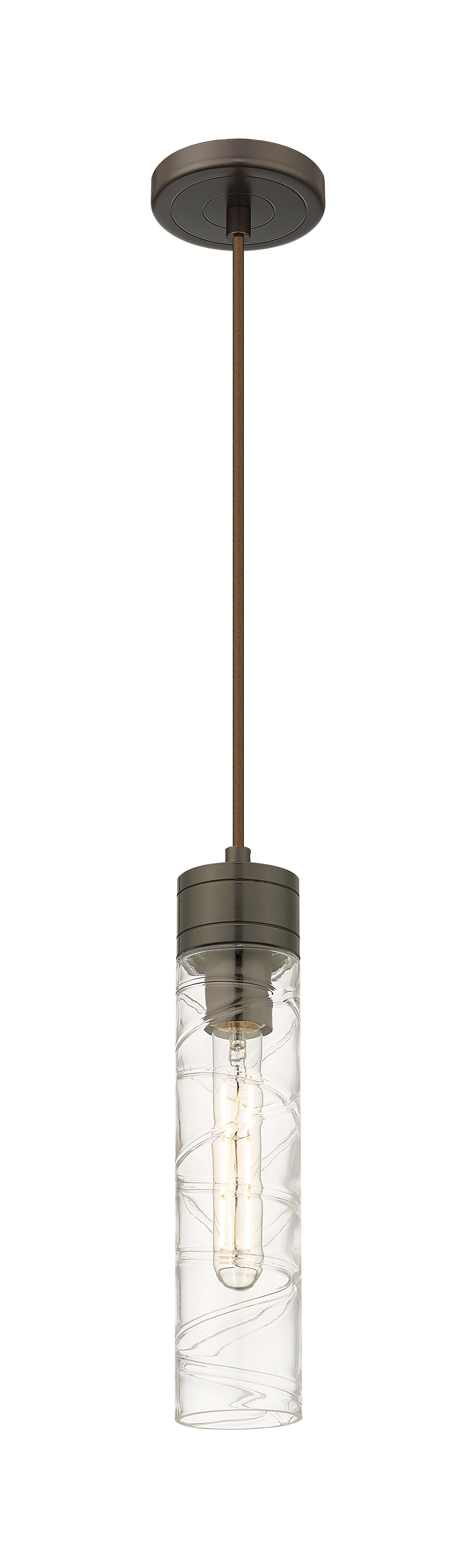 Downtown Urban Mini Pendant Antique Brass