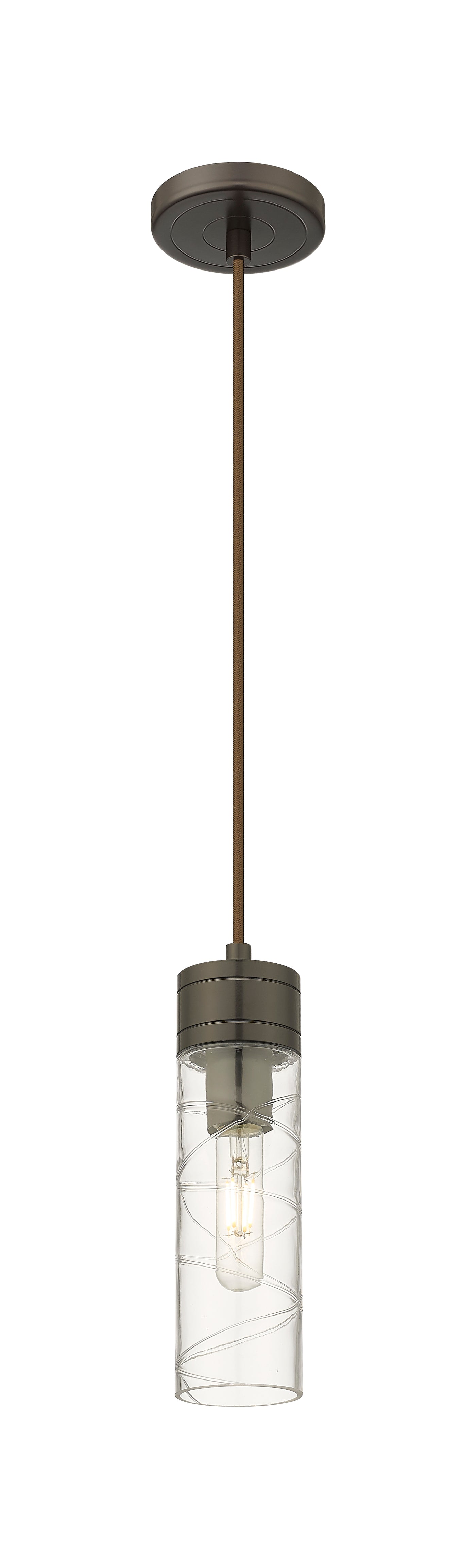 Downtown Urban Mini Pendant Antique Brass