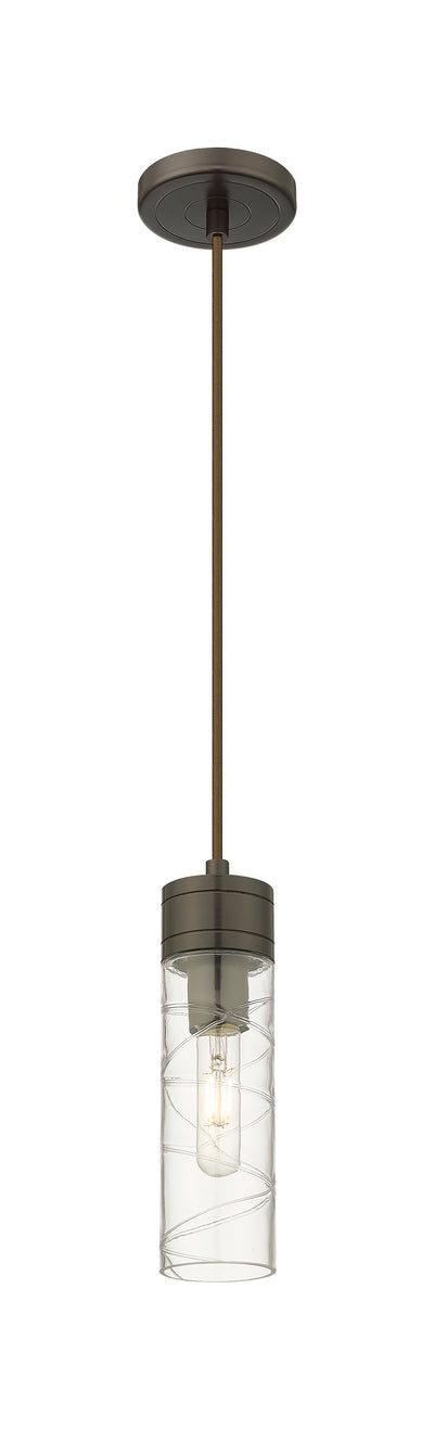 Downtown Urban Mini Pendant Antique Brass