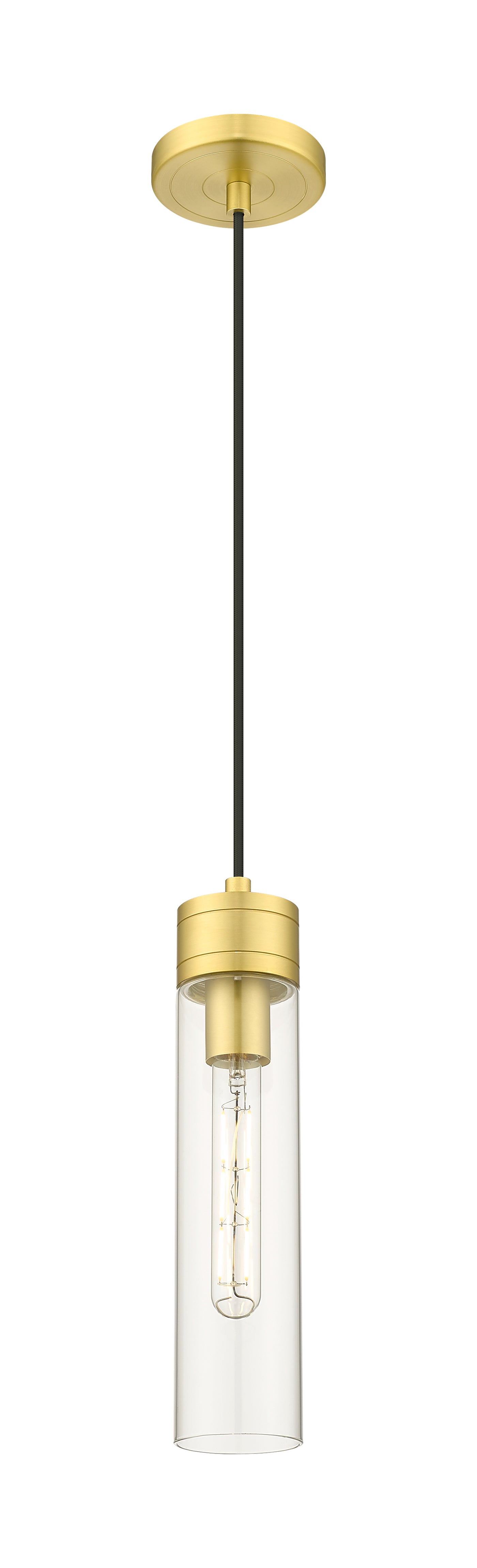 Downtown Urban Mini Pendant Antique Brass
