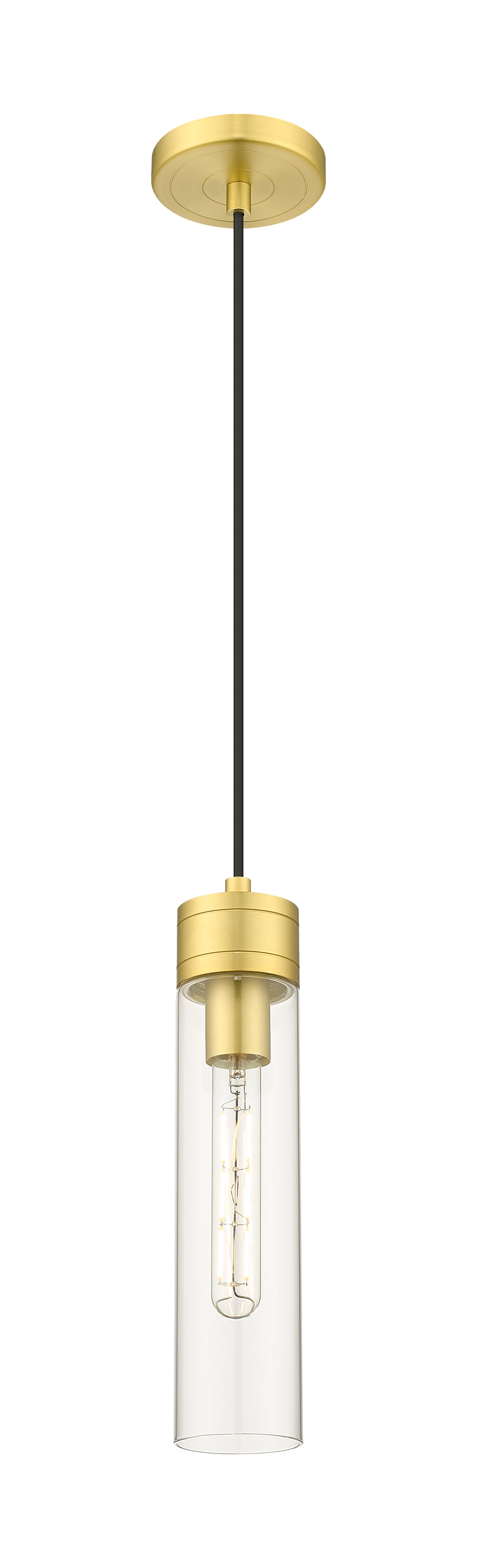Downtown Urban Mini Pendant Antique Brass
