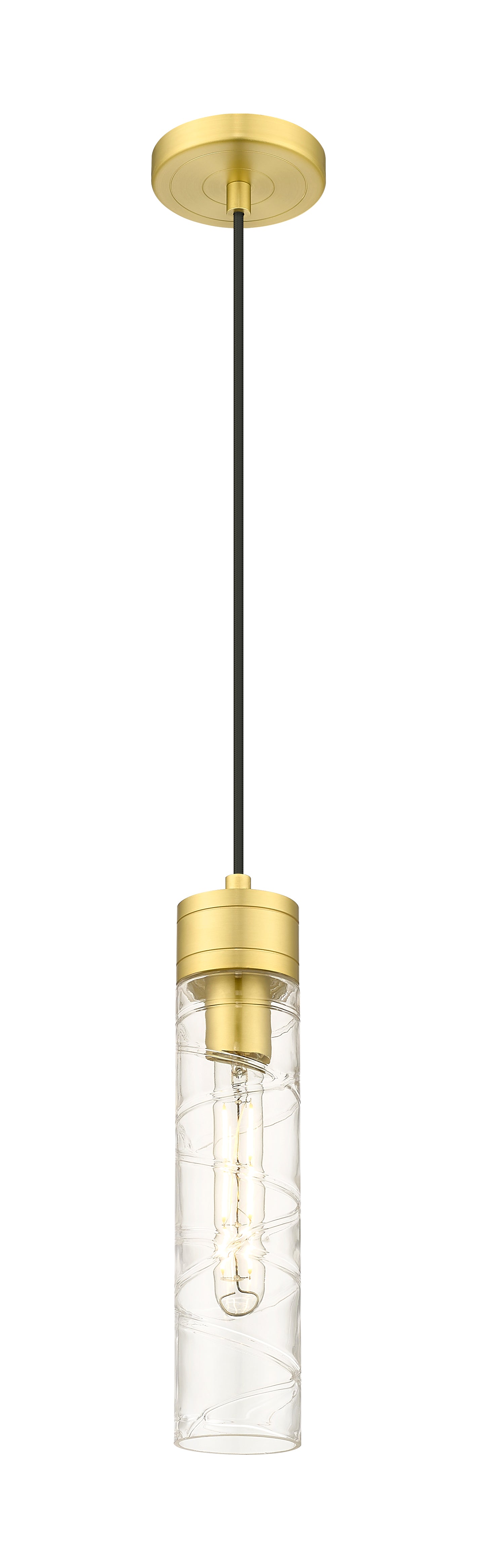 Downtown Urban Mini Pendant Antique Brass