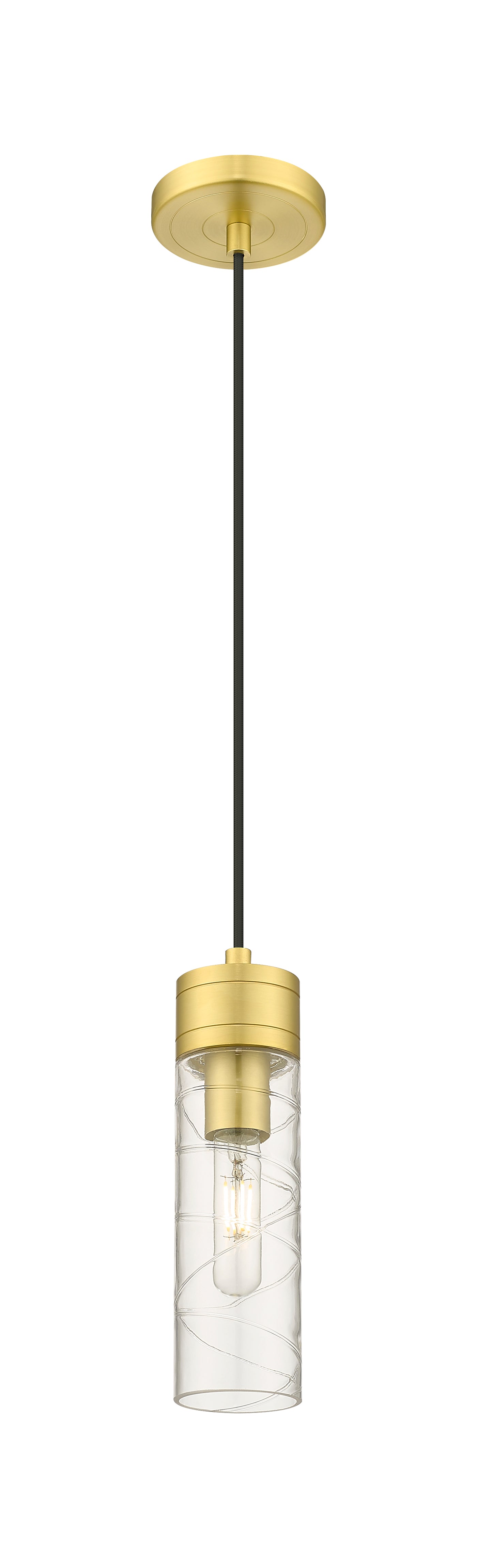 Downtown Urban Mini Pendant Antique Brass