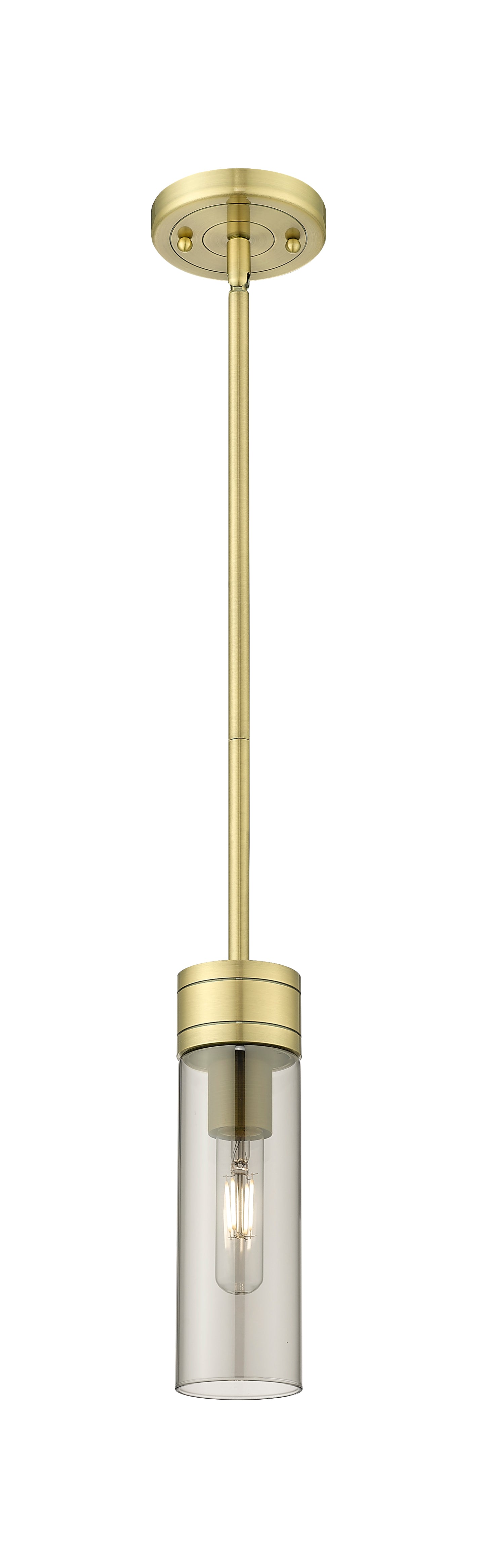 Downtown Urban Mini Pendant Antique Brass
