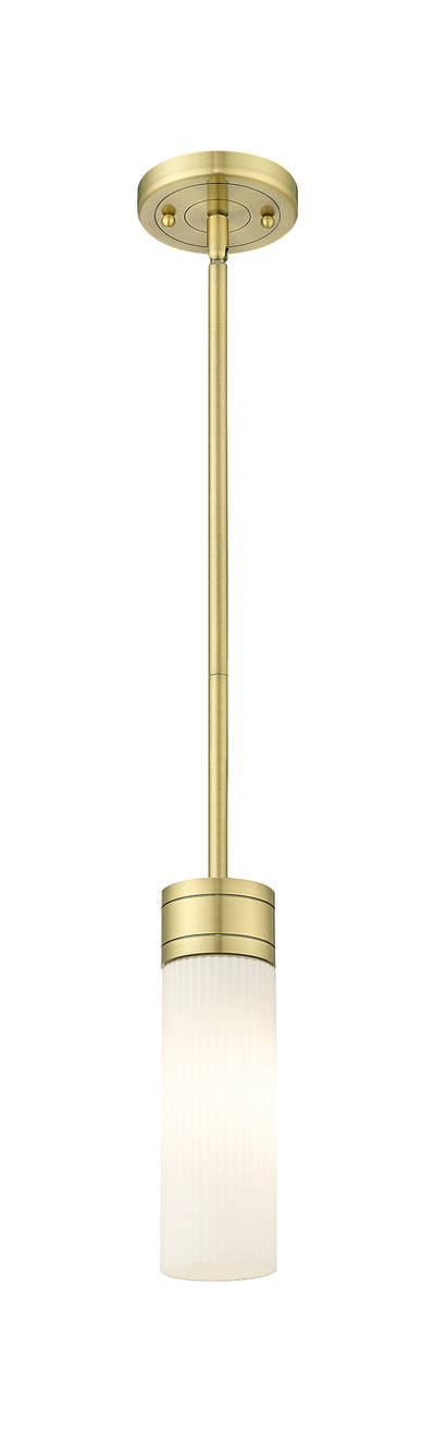 Downtown Urban Mini Pendant Antique Brass