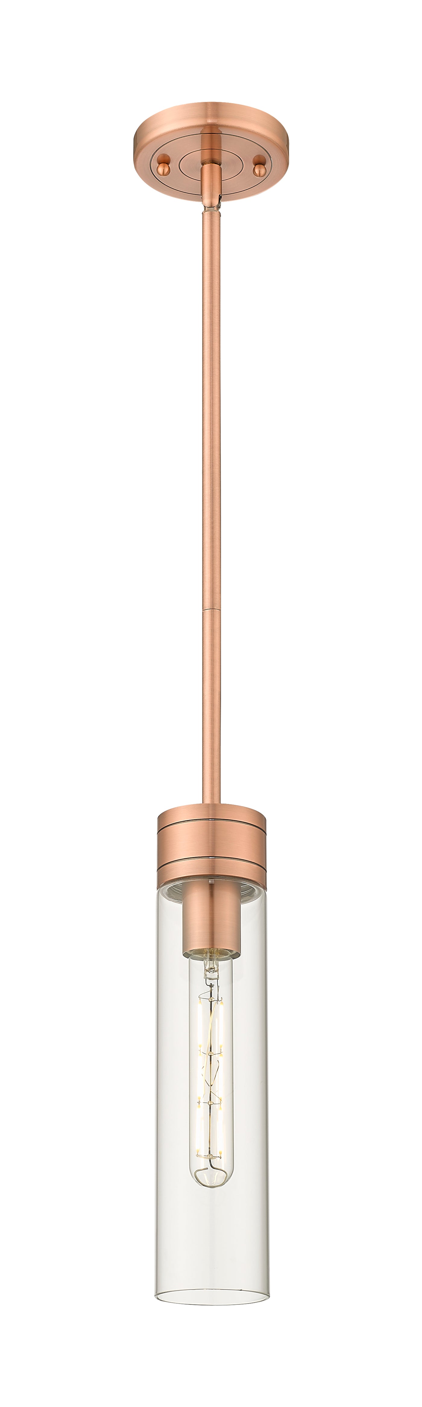 Downtown Urban Mini Pendant Antique Brass