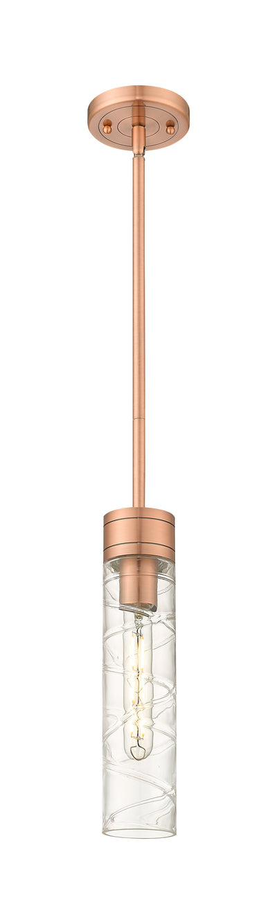 Downtown Urban Mini Pendant Antique Brass