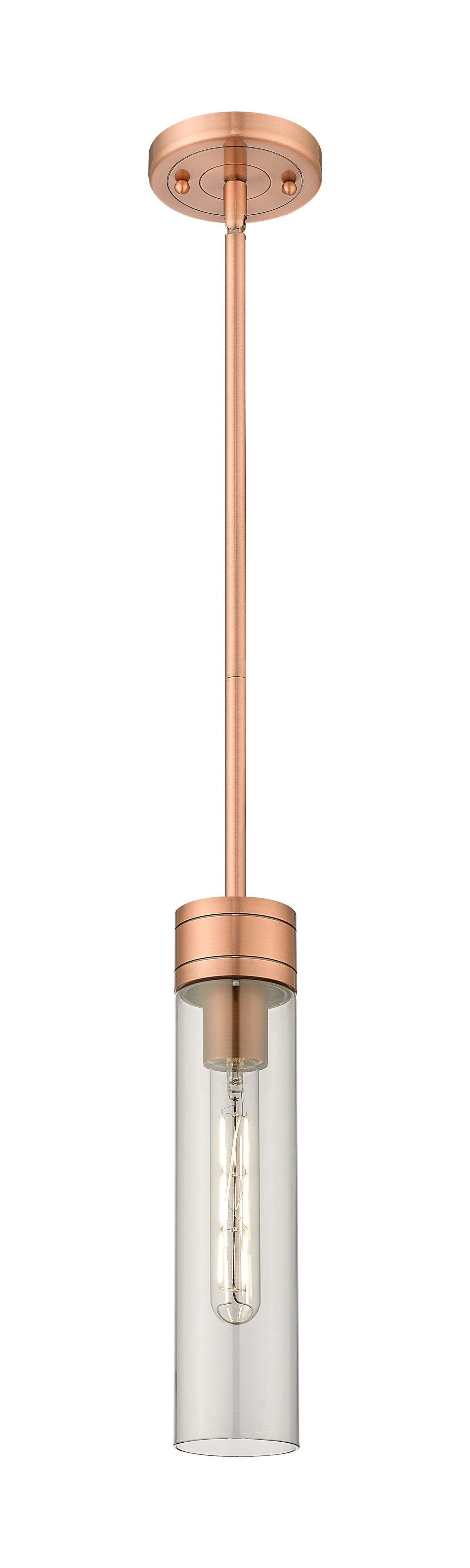 Downtown Urban Mini Pendant Antique Brass