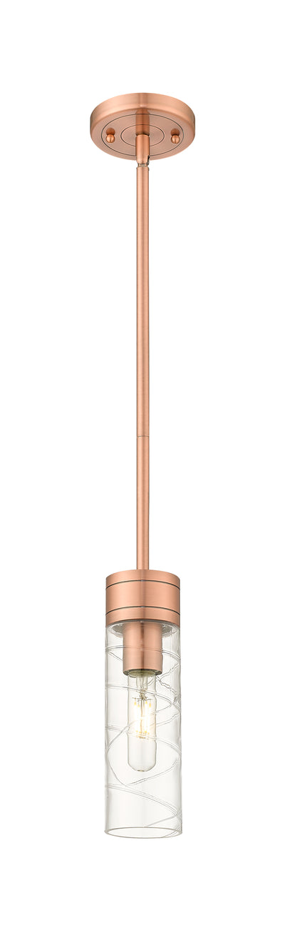 Downtown Urban Mini Pendant Antique Brass