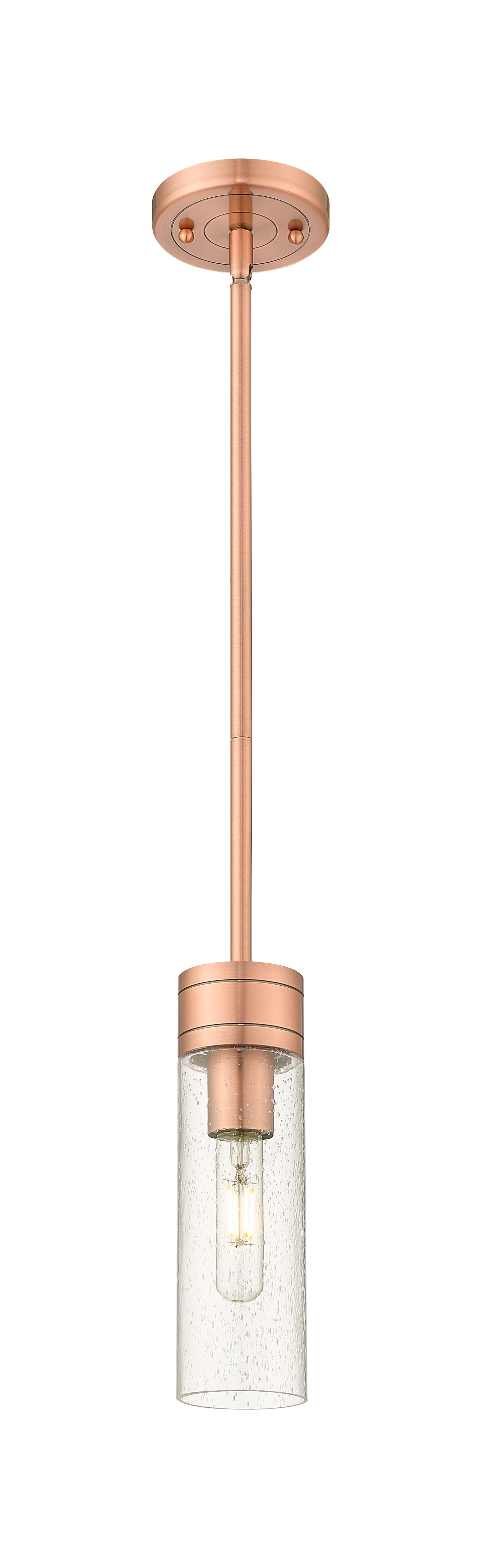 Downtown Urban Mini Pendant Antique Brass