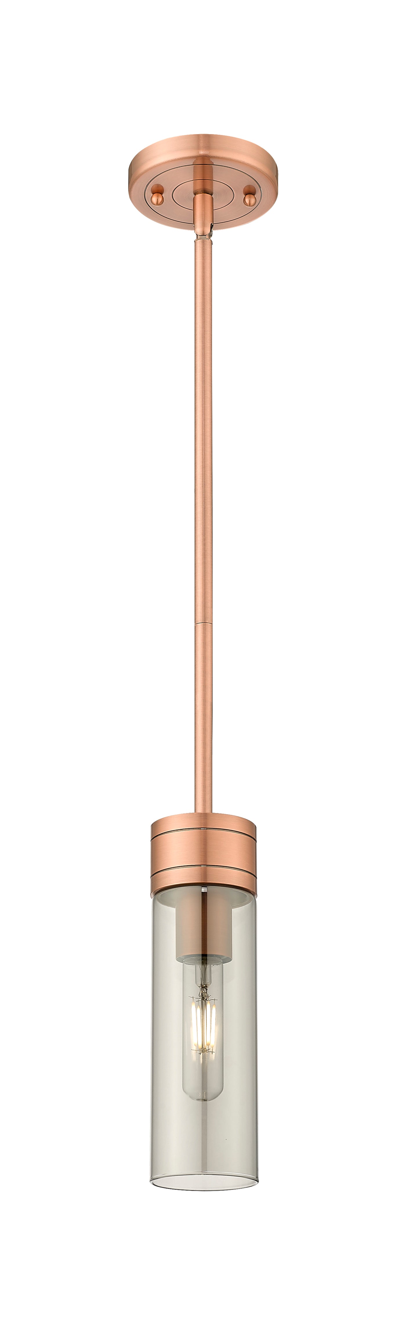 Downtown Urban Mini Pendant Antique Brass